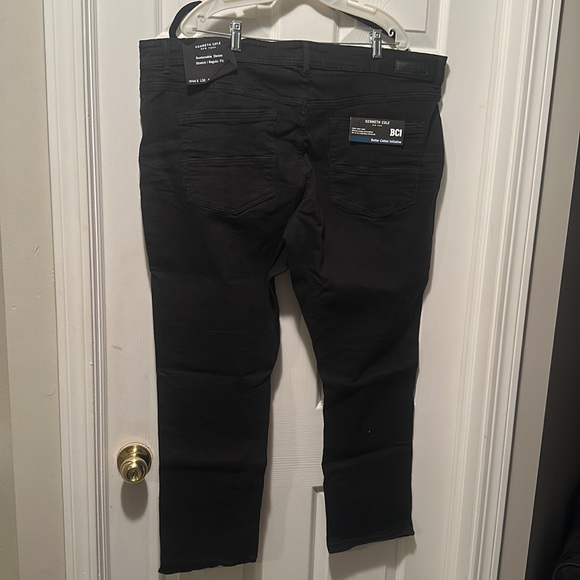 Men Kenneth Cole Black Jeans 44x30 - Picture 2 of 4